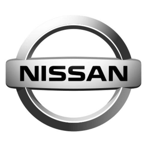 Логотип группы Nissan, клиента Château Erigoye, для запуска продукта в Бордо в департаменте Жиронда.