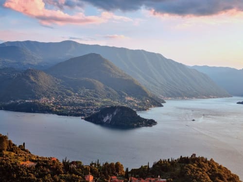 Breathtaking views: the Bologna hamlet above Varenna, the balcony of Lake Como.