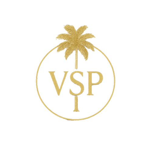 Logo VSP avec palmier - Gestionnaire d'hôtel Paradise Location à Fort-de-France, Martinique