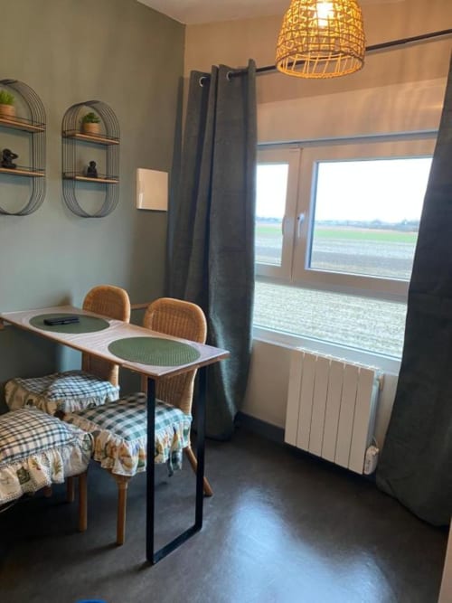 Family Studio at Cosyade hotel in Bourbourg with dining area, countryside views, and modern amenities