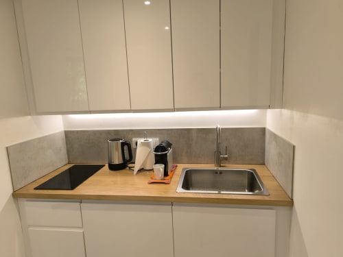 Cuisine de la chambre aux Bananiers