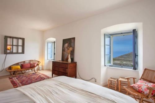 Chambre avec Vue panoramique villa en location en Corse bord de mer