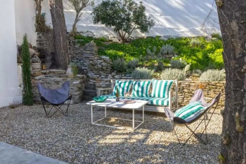 Terrasse aménagée Maison Marli, location villa en Corse bord de mer