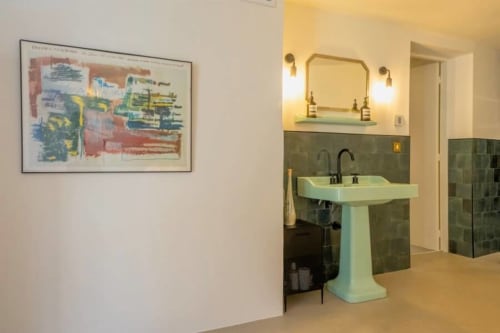 Salle de bain privée, location maison Corse avec piscine