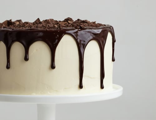Custom cake prepared by partner pastry chef