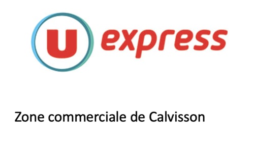 U express logo for Zone commerciale de Calvisson near La Conciergerie De Franck in Boissieres