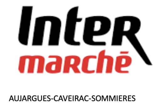 Intermarché supermarket logo for Aujargues-Caveirac-Sommieres near Boissieres