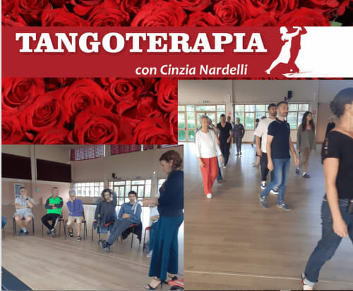 Lezione di tango terapeutico presso il CasaRosada B&B a Vidracco, Italia con l'istruttrice Cinzia Nardelli
