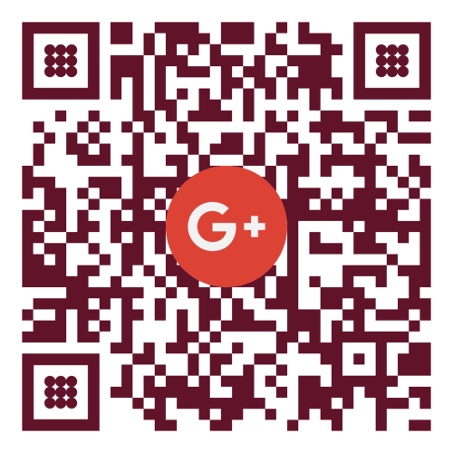 Code QR Google+ pour le gîte Domaine de l'Ocrerie à Pourrain, France