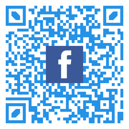 Code QR Facebook du gîte Domaine de l'Ocrerie à Pourrain, France