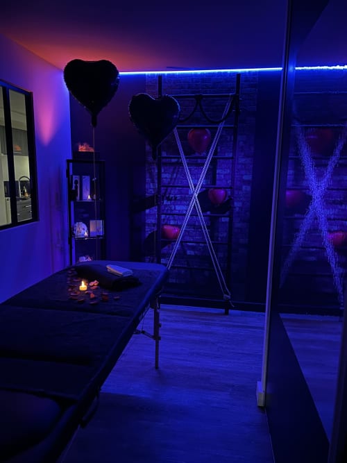 la croix de st André cordée de L'alcôve Clisson Love room à Clisson