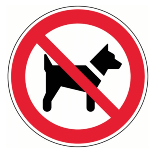 Animaux interdits