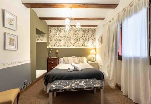 Chambre San Jorge dans la pension de charme Casa Peregrinando, hébergement à Navarrete, près de Logroño (La Rioja)