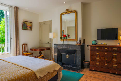 Ambiance élégante de la chambre double supérieure Chapître