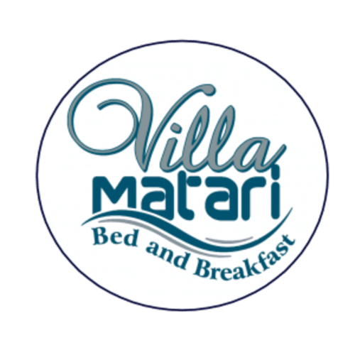 Logo di Villa Matari Bed and Breakfast in teal, Fontane Bianche, Sicilia