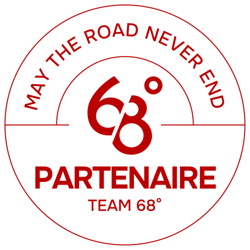 Logo 68°, partenaire du Clos Ceres maison d'hôtes