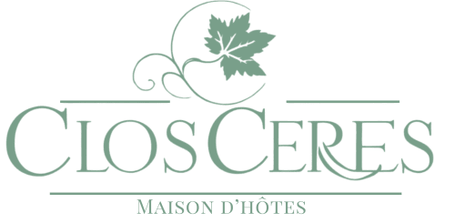 Logo du Clos Ceres, coloris vert - Gîte et Maison d'hôtes