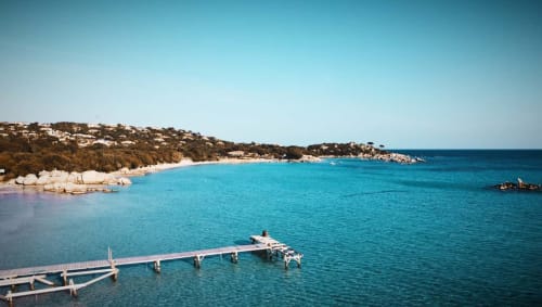 Plage de santa giulia, corse du sud