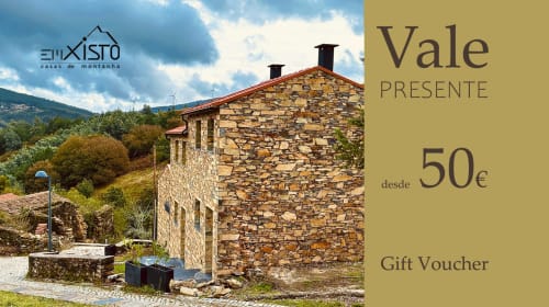 Casa de pedra na montanha Em Xisto em Góis, Portugal. Vouchers a partir de 50 euros
