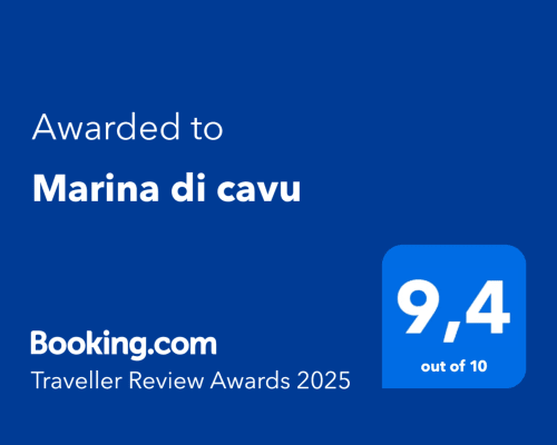 Marina di Cavu : 9,4/10 aux Traveller Review Awards 2025 sur Booking.com