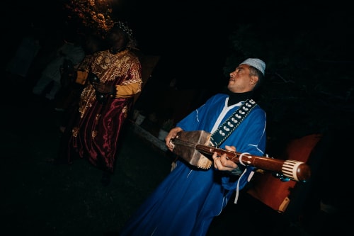Gnaoua pour fête d'anniversaire riad hôtel de charme eucalyptus Essaouira