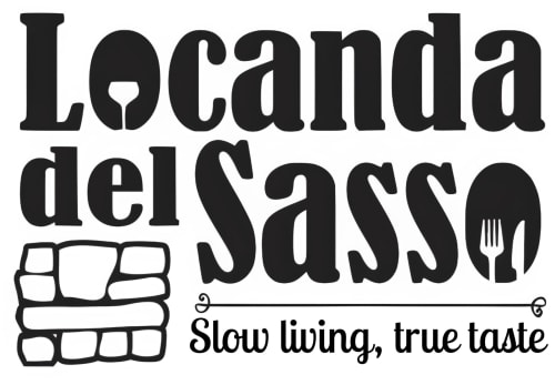 Locanda del Sasso Rooms logo - Italian B&B in Crodo featuring slow living philosophy and authentic cuisine
