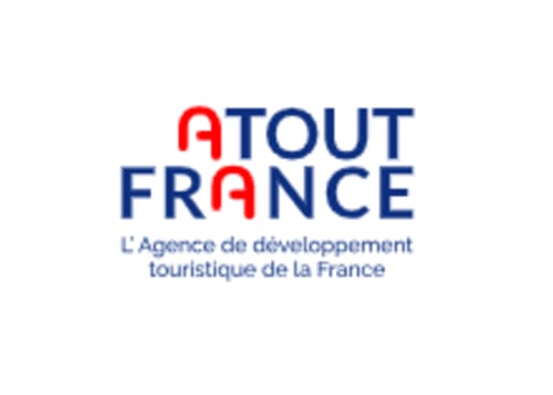 Logo der Tourismusentwicklungsagentur Atout France für den Immobilienverwalter Locacharme in Blois