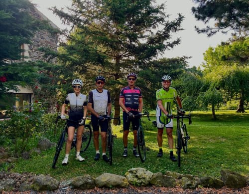 mountain biking and roadbiking