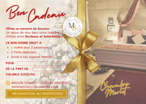 bon cadeau chambre d'hotes