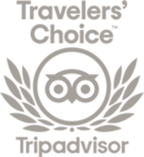 Logo del premio TripAdvisor Travelers' Choice per In Centro Da Viola Eco Design Rooms a Olbia