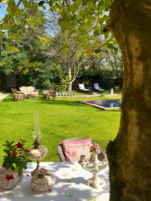 Dans le jardin