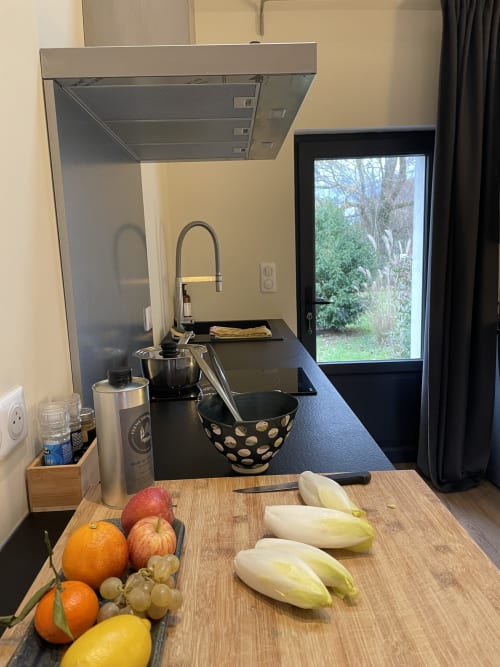 Clairseine, countryside, Normandy, Impressionism, waterside, banks of the Seine, the Seine, calm, silence, garden, 100 km from Paris, Giverny, Rouen, Val de Reuil, Louviers, Eure, Les Andelys, Claude Monet, Impressionists, eco-friendly, privacy, romantic getaway, couples' getaway, rejuvenation, Le Vaudreuil, Tournedos-sur-Seine, Porte de Seine, Nature, France, Design, vintage, decoration, comfort, high-end, luxury, pleasure, terrace, park, private, decoration, high-end, beautiful amenities, view of the Seine, fishing, hiking, rest, rejuvenation, pontoon, boat, all seasons, spring, summer, autumn, winter, flavours, LGBTQ +, dogs accepted, cottage, charming cottage, guest house