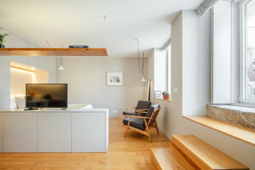Apartamento com acesso direto ao jardim.