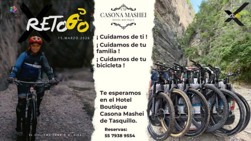 Cuidamos de ti, cuidamos de tu familia, cuidamos de tu bicicleta en el Hotel Casona Mashei