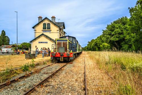 Le petit train des Chemins de Fer de Vendée à Mortagne sur Sèvre
Photo Vendée Expansion