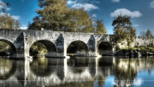 Le pont sur la sèvre nantaise à La Pommeraye sur Sèvre