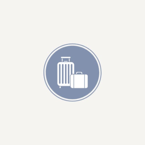 Icono de equipaje que representa viajes y alojamiento en Ab Be Apartments en Málaga
