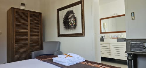 Schickes Zimmer in der Villa Les Cassias auf Guadeloupe – Zimmer mit kreolischem Dekor
