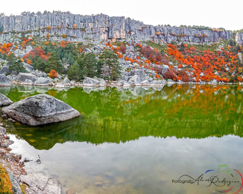 Laguna negra en Soria Otoño