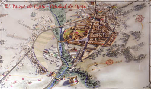 Mapa de El Burgo de osma