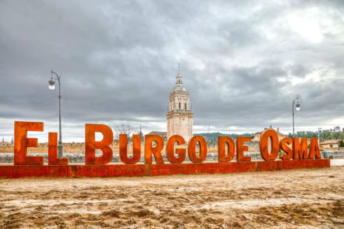 Letras turísticas de El Burgo de osma