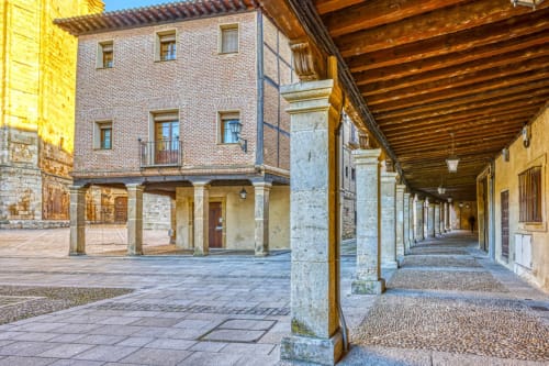 Soportales de las calles de El Burgo de osma