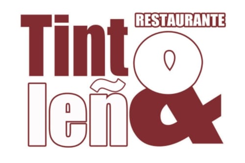 Logotipo de tinto y leña