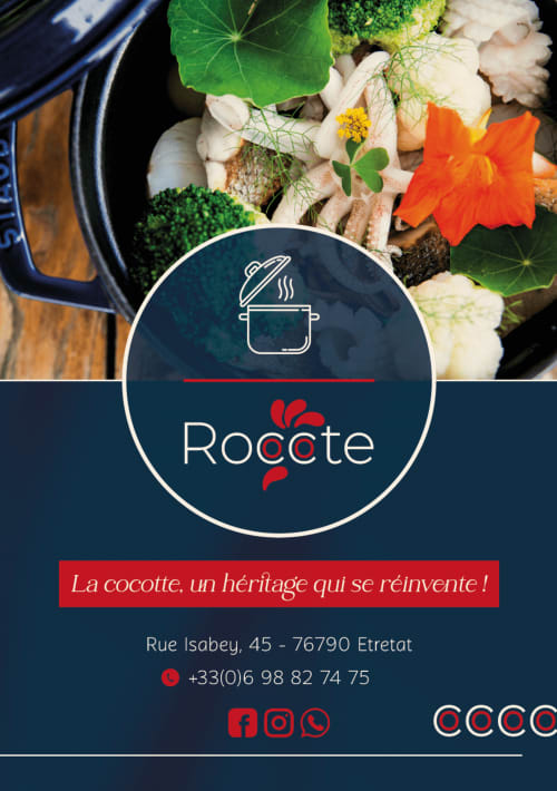 Couverture du flyer pour présenter les cocottes à commander et à paratager à la Clozette ou la Moussette 