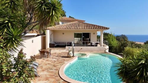 Villa Eva : Mediterranean villa with heated pool, sea view, and terrace, managed by Corsu di Core