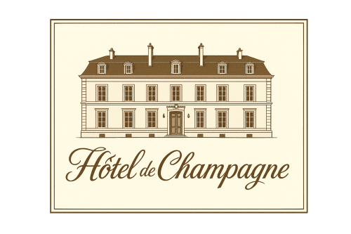 Hôtel de Champagne, une élégante demeure hôtelière française à Saint-Dizier à l'architecture classique