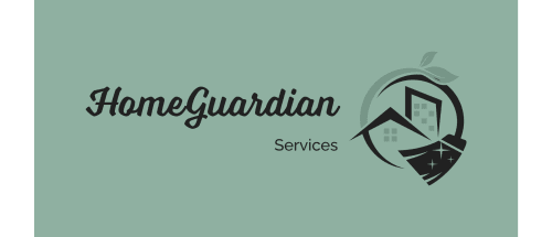 Logo de HomeGuardian Services - gestión de propiedades en Sant Jordi con diseño de casa y hoja