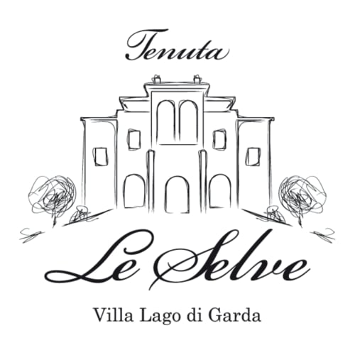 Logo villa Tenuta Le Selve con schizzo di architettura italiana presso il Lago di Garda