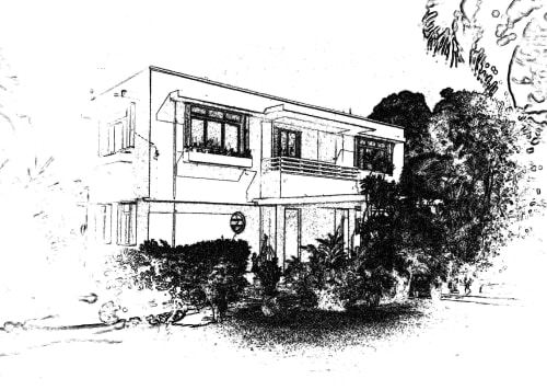 Villa Les Cassias, ein charmantes Bed & Breakfast in Petit Bourg, Guadeloupe, umgeben von üppigen tropischen Gärten.