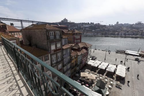 PortoSense Ribeira Duplex balcony with amazing direct views to the River Douro